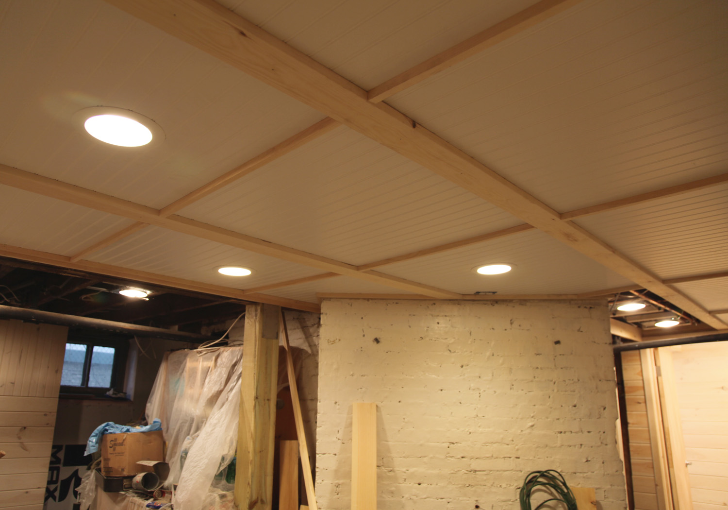 Beadboard Options Ceiling With Removable Sections